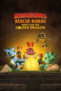 Poster to the movie "Dragons: Rescue Riders: Hunt for the Golden Dragon" #505849