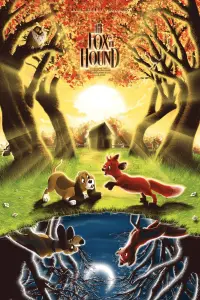 Poster to the movie "The Fox and the Hound" #237400