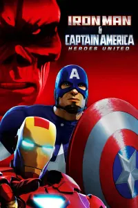 Poster to the movie "Iron Man & Captain America: Heroes United" #129699