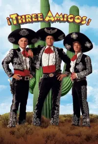 Poster to the movie "¡Three Amigos!" #290372