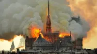 Backdrop to the movie "Notre-Dame on Fire" #388167