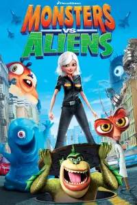 Poster to the movie "Monsters vs Aliens" #297106