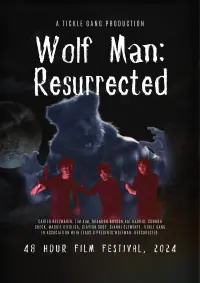 Poster to the movie "Wolf Man: Resurrected" #641575