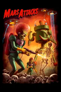 Poster to the movie "Mars Attacks!" #88658