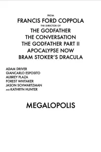 Poster to the movie "Megalopolis" #454517