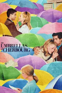 Poster to the movie "The Umbrellas of Cherbourg" #359342