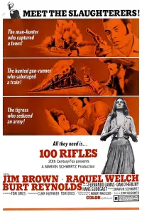 Poster to the movie "100 Rifles" #351502