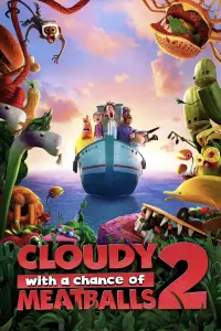 Poster to the movie "Cloudy with a Chance of Meatballs 2" #285251