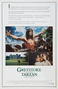 Poster to the movie "Greystoke: The Legend of Tarzan, Lord of the Apes" #110280