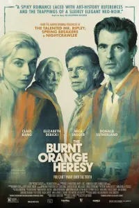 Poster to the movie "The Burnt Orange Heresy" #361380