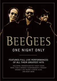 Poster to the movie "Bee Gees: One Night Only" #637875