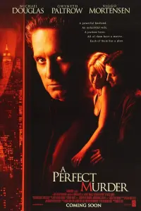 Poster to the movie "A Perfect Murder" #90249