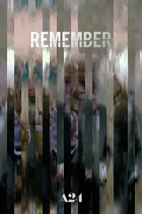 Poster to the movie "Remember" #222147