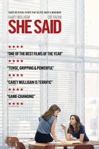 Poster to the movie "She Said" #141481