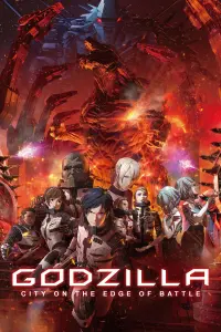 Poster to the movie "Godzilla: City on the Edge of Battle" #116992