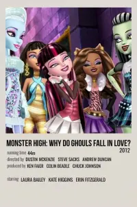 Poster to the movie "Monster High: Why Do Ghouls Fall in Love?" #466888