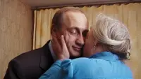 Backdrop to the movie "Putin