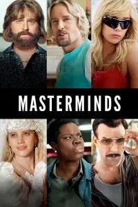 Poster to the movie "Masterminds" #127380