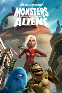 Poster to the movie "Monsters vs Aliens" #297118