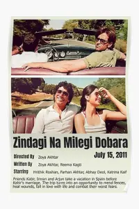 Poster to the movie "Zindagi Na Milegi Dobara" #207472