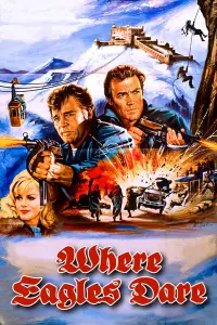 Poster to the movie "Where Eagles Dare" #91824