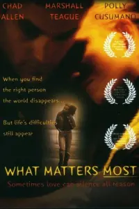 Poster to the movie "What Matters Most" #429382