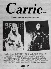 Poster to the movie "Carrie" #372241