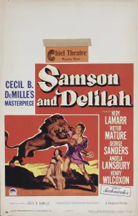 Poster to the movie "Samson and Delilah" #334990