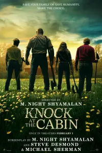 Poster to the movie "Knock at the Cabin" #290310