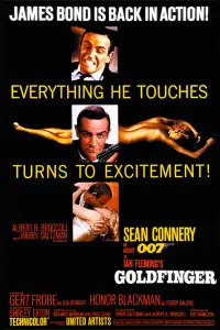 Poster to the movie "Goldfinger" #222861