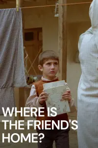 Poster to the movie "Where Is My Friend