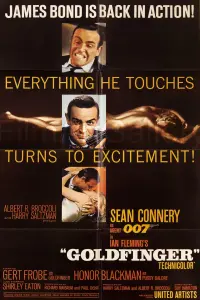 Poster to the movie "Goldfinger" #222831