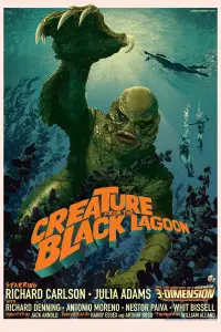 Poster to the movie "Creature from the Black Lagoon" #114594