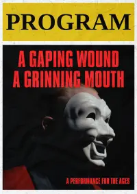 Poster to the movie "A Gaping Wound, A Grinning Mouth" #477688