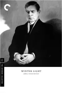 Poster to the movie "Winter Light" #184585