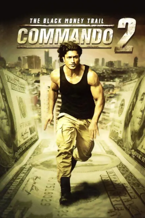 Movie poster "Commando 2 - The Black Money Trail"