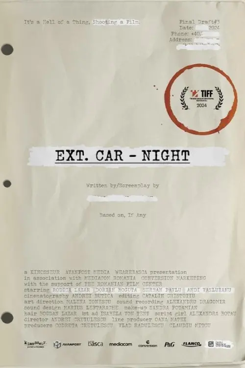 Movie poster "Ext. Car. Night"