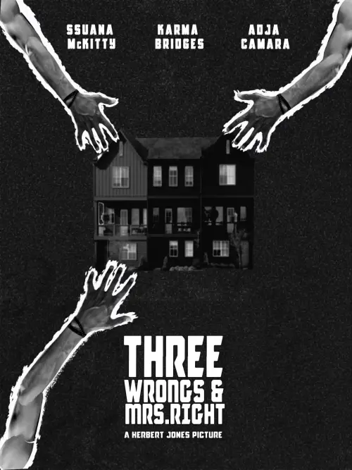 Movie poster "Three Wrongs & Mrs. Right"