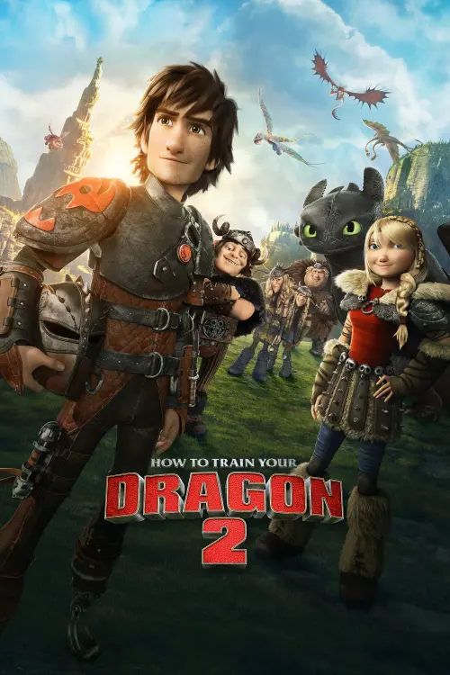 Movie poster "How to Train Your Dragon 2"