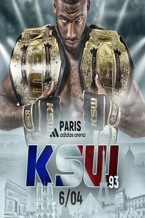 Movie poster "KSW 93: Paris"