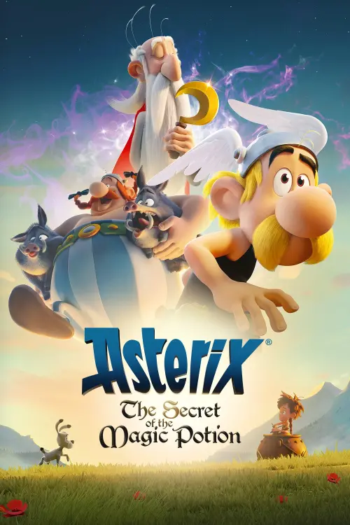 Movie poster "Asterix: The Secret of the Magic Potion"