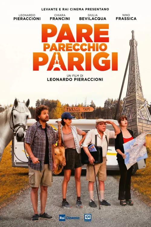 Movie poster "Pare parecchio Parigi"