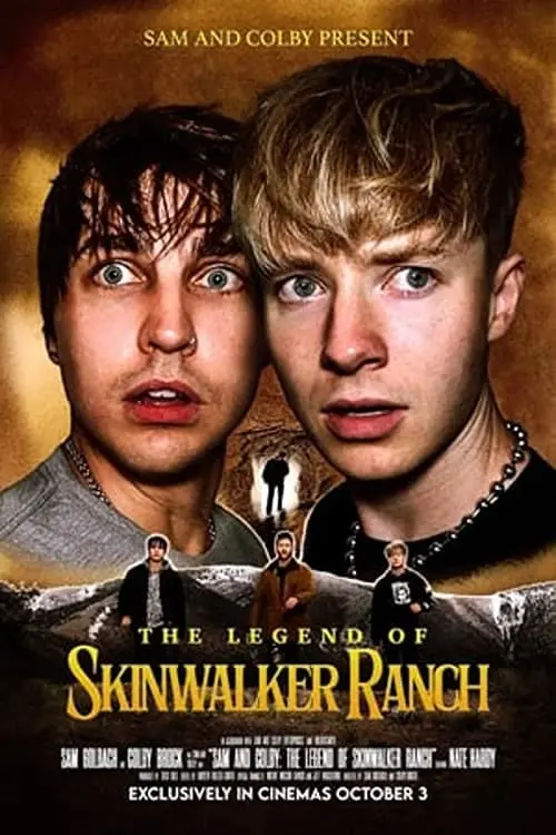 Movie poster "Sam and Colby: The Legend of Skinwalker Ranch"