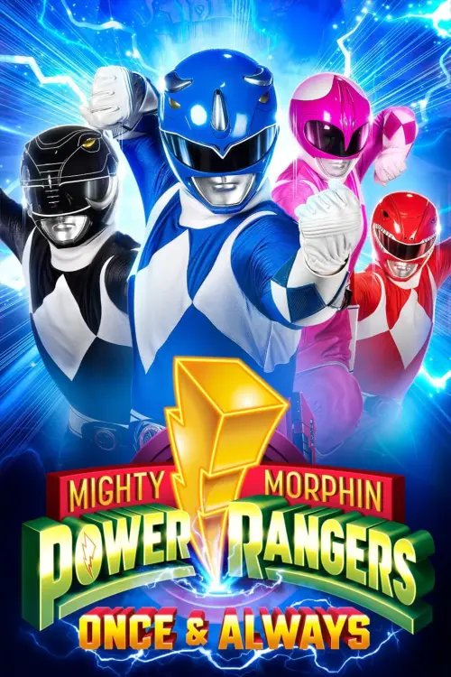 Movie poster "Mighty Morphin Power Rangers: Once & Always"