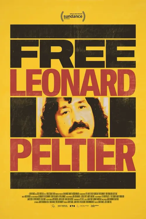 Movie poster "Free Leonard Peltier"