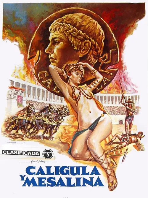 Movie poster "Caligula and Messalina"