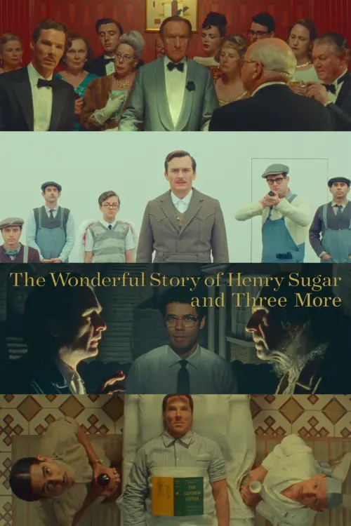 Movie poster "The Wonderful Story of Henry Sugar and Three More"