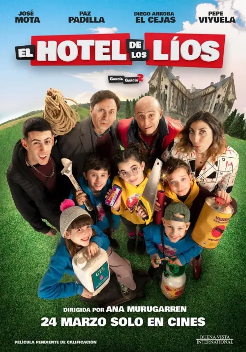 Movie poster "El hotel de los líos: García y García 2"