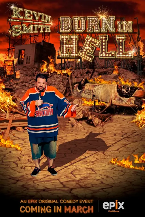 Movie poster "Kevin Smith: Burn in Hell"