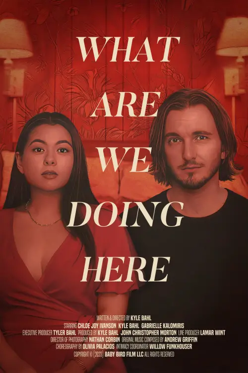 Movie poster "What Are We Doing Here"